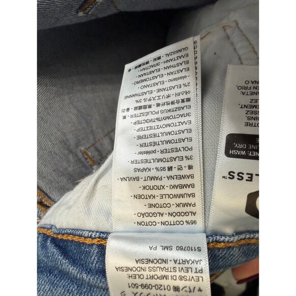 Levis 505 Mens Jeans Regular Fit Straight Leg 38X30 New - Picture 6 of 9